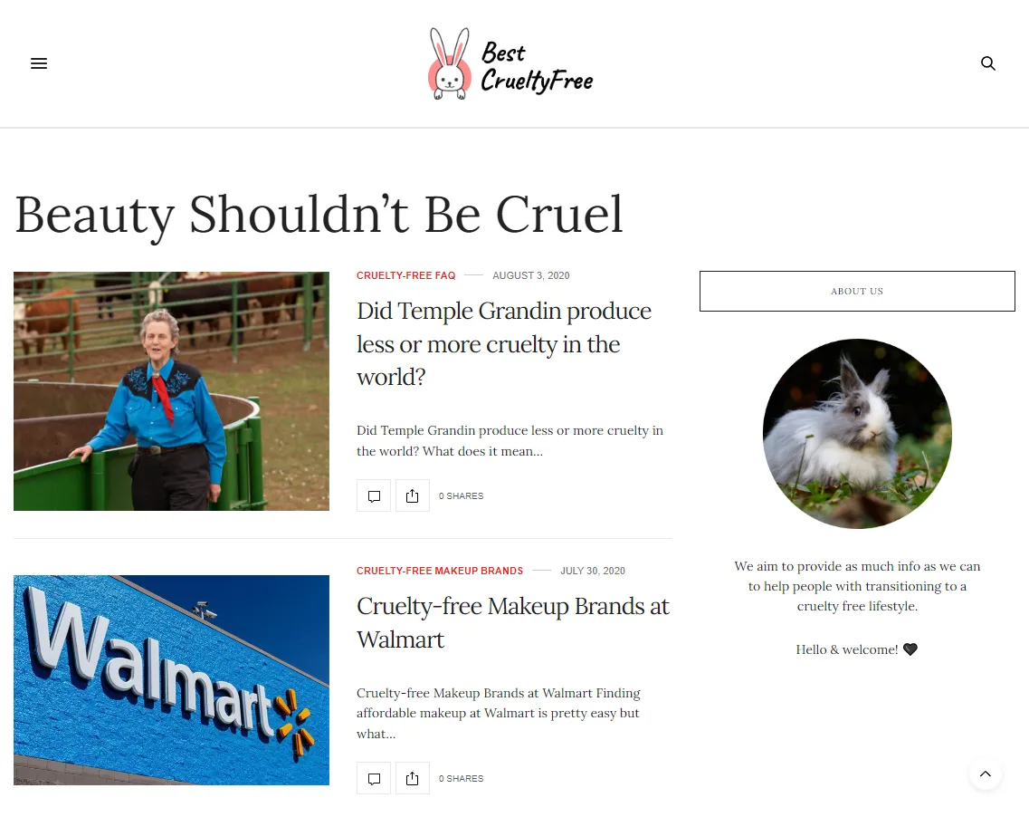 Best Cruelty Free, captură 2