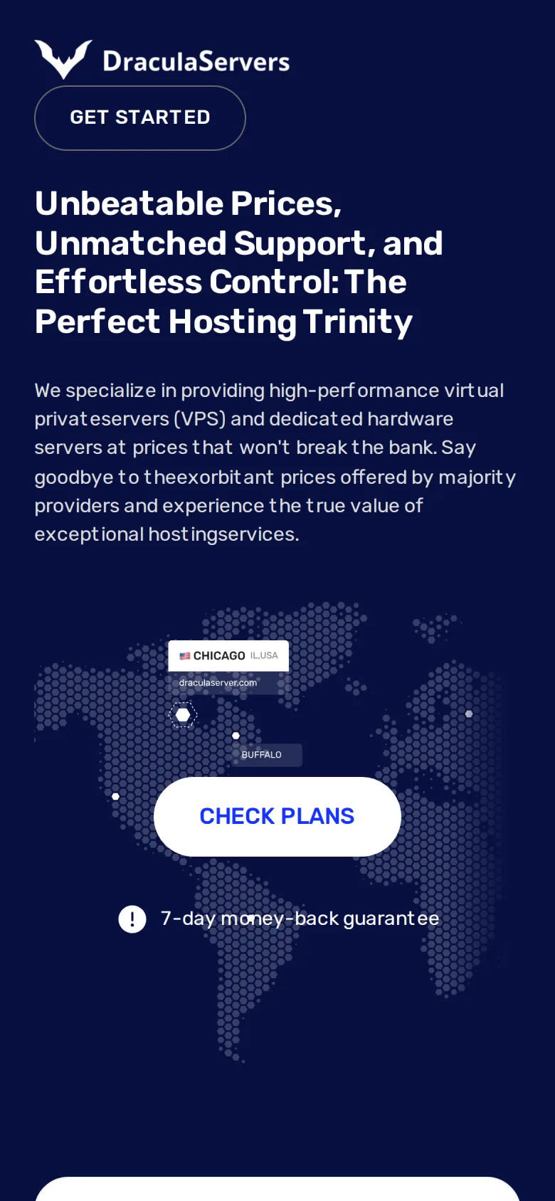 Dracula Servers pe telefon